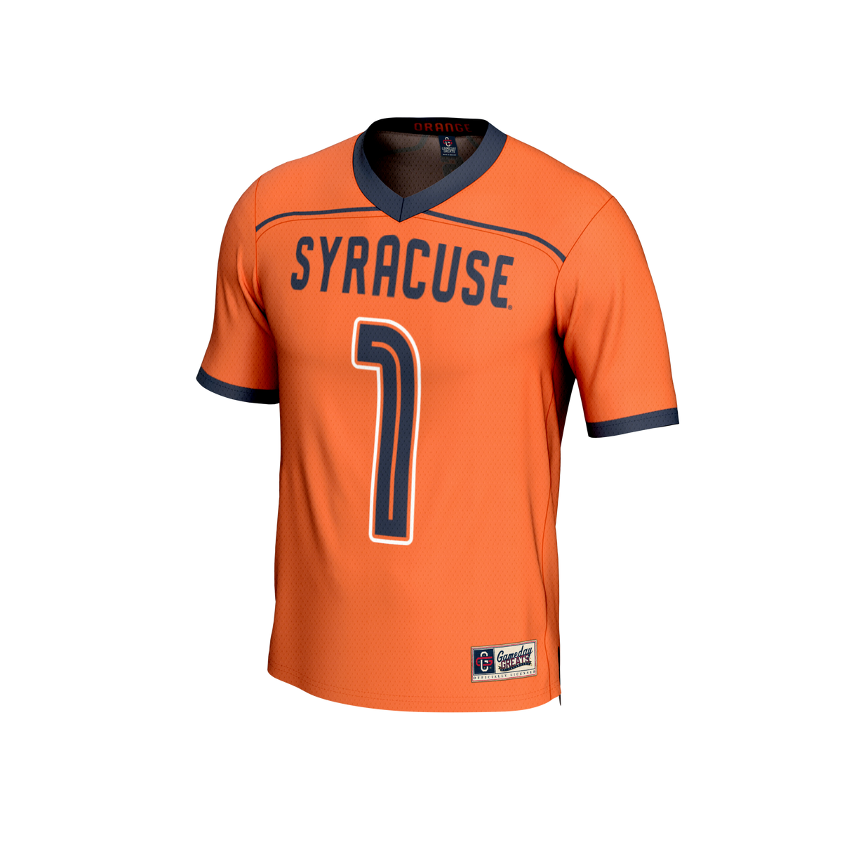 Syracuse Orange Lightweight Lacrosse Fashion Jersey - Orange product image 3, provided for visual reference and product