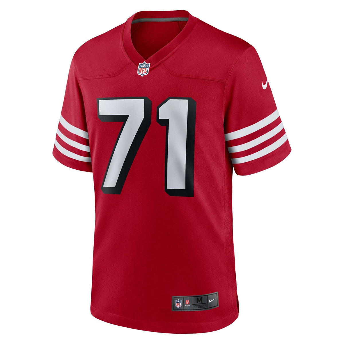 San Francisco 49ers Trent Williams Scarlet Alternate Game Jersey product image 3, provided for visual reference and product