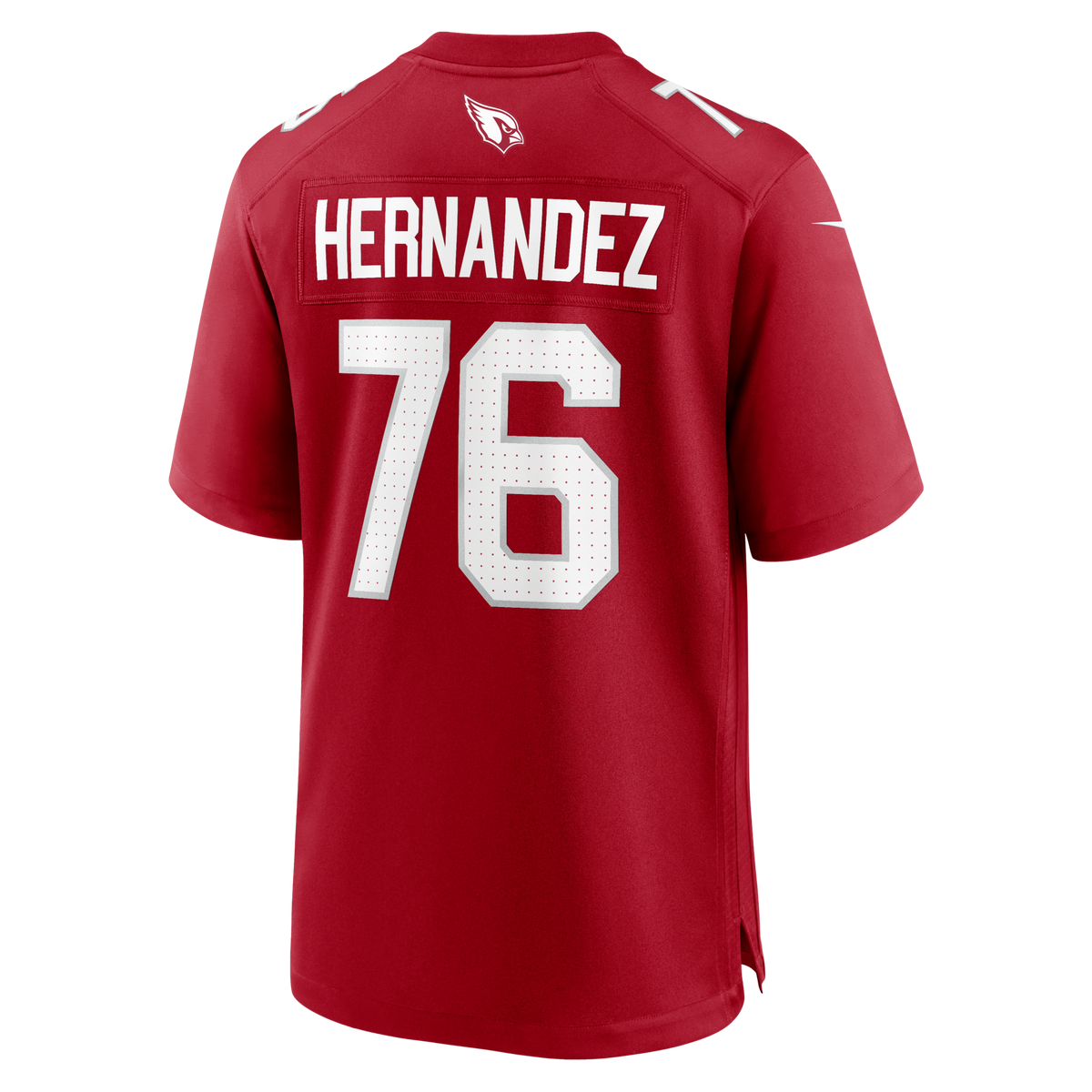 Arizona Cardinals Will Hernandez Cardinal Team Game Jersey product image 3, provided for visual reference and product detail