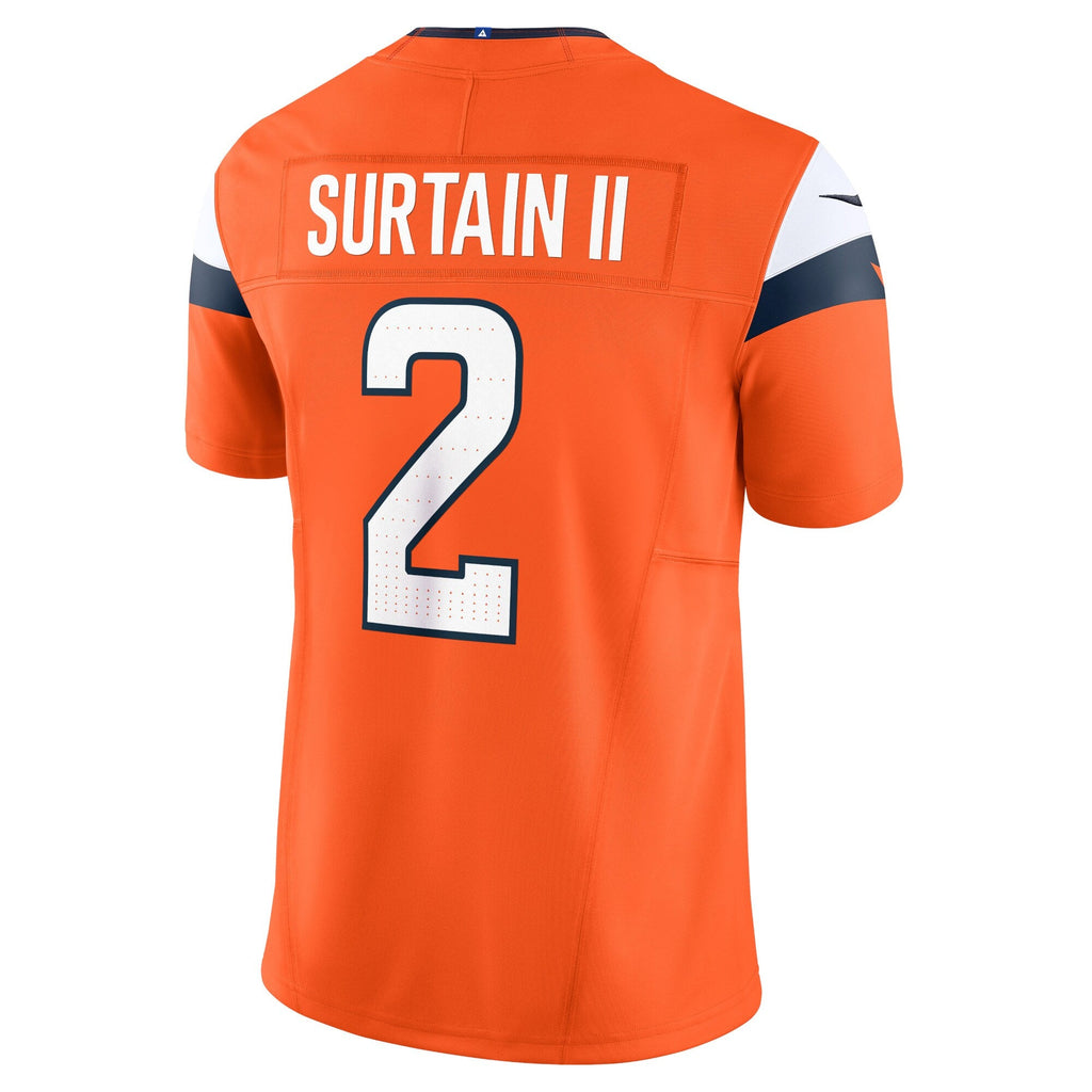Denver Broncos Patrick Surtain II Orange Team Vapor F.U.S.E. Limited Jersey product image 4, provided for visual reference