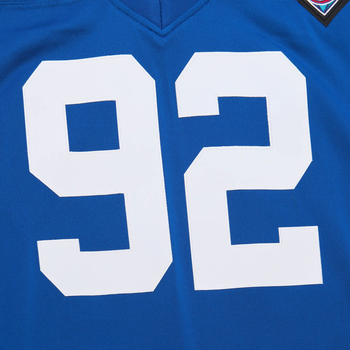 New York Giants 1994 Michael Strahan Royal Authentic Throwback Retired Player Jersey product image 5, provided for visual