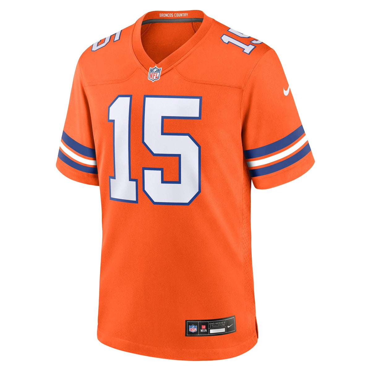 Denver Broncos Nik Bonitto Orange Alternate 2 Mile High Collection 1977 Throwback Game Jersey product image 3, provided for