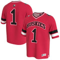 Northern Illinois Huskies Lightweight Collegiate Football Fashion Jersey - Cardinal product image 1, provided for visual