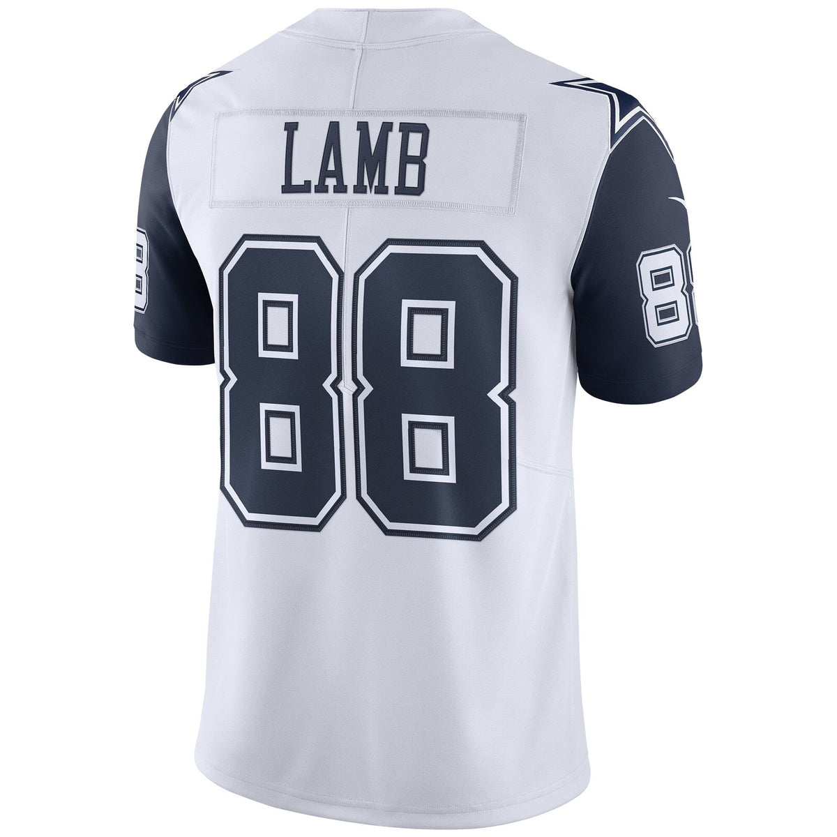 Dallas Cowboys CeeDee Lamb White 2nd Alternate Vapor Limited Jersey product image 4, provided for visual reference and