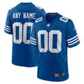 Indianapolis Colts Royal Alternate Custom Jersey product image 1, provided for visual reference and product detail review