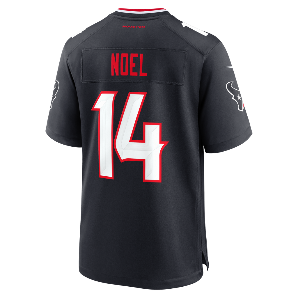 Houston Texans Jaylin Noel Navy Team Game Jersey product image 3, provided for visual reference and product detail review