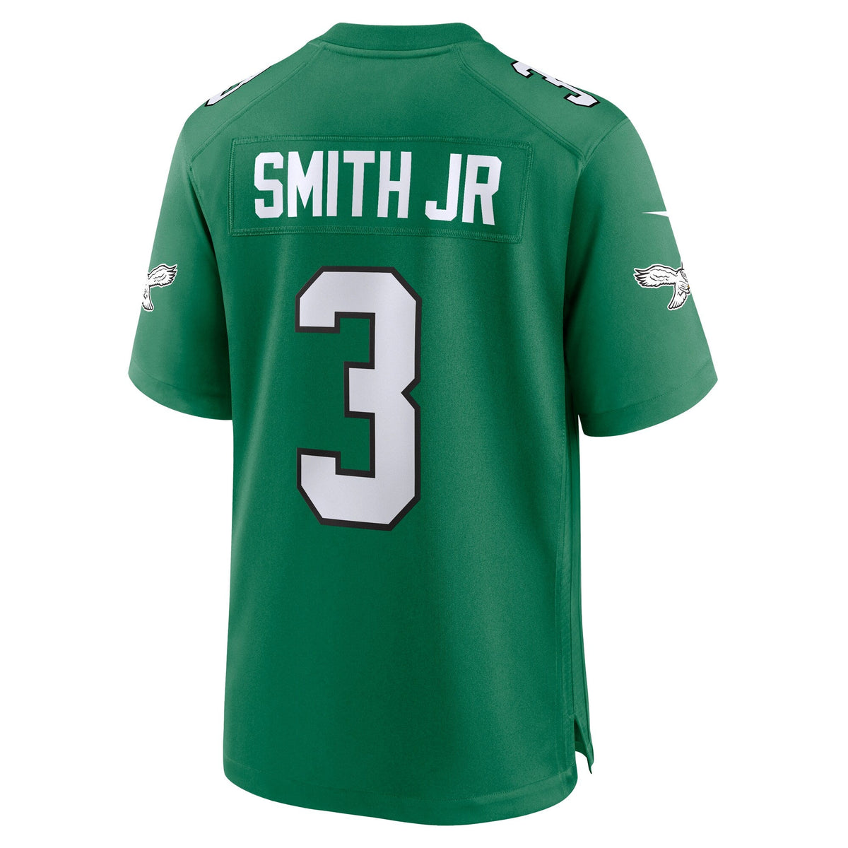 Philadelphia Eagles Nolan Smith Kelly Green Alternate Game Jersey product image 4, provided for visual reference and product