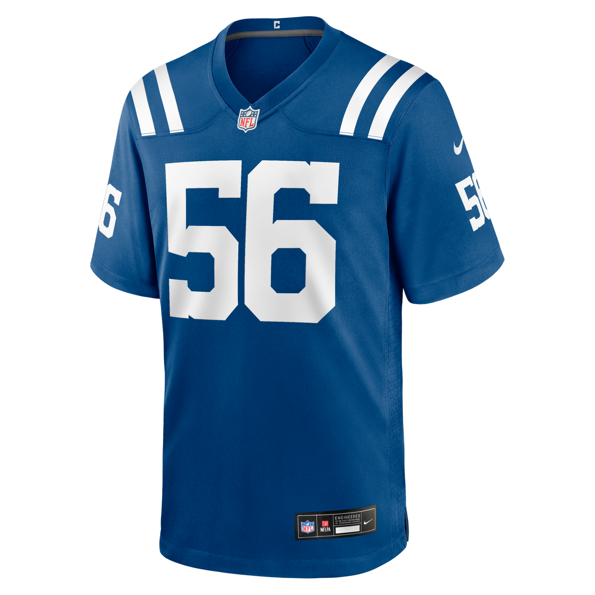 Indianapolis Colts Quenton Nelson Royal Player Game Jersey product image 2, provided for visual reference and product detail