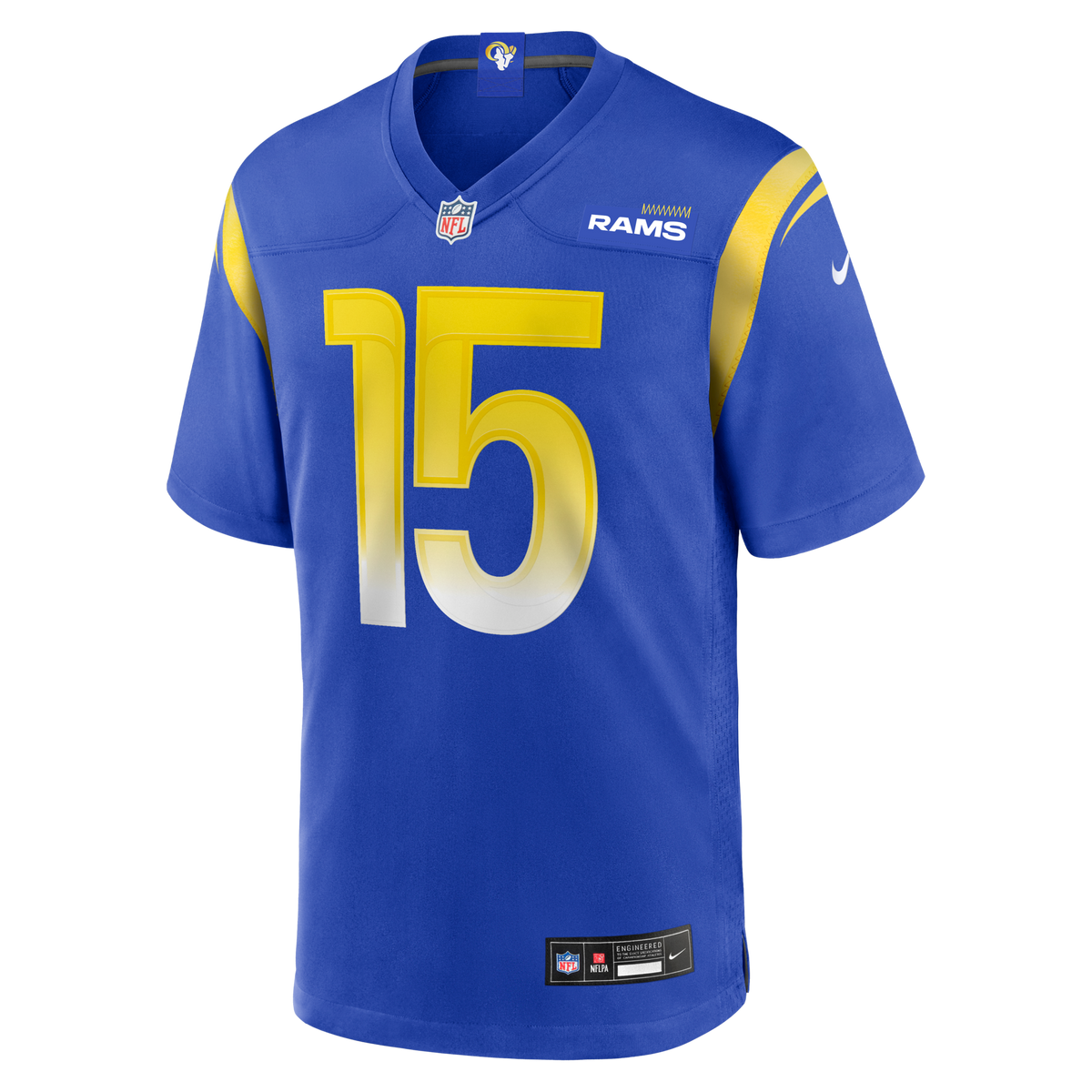 Los Angeles Rams Konata Mumpfield Royal Team Game Jersey product image 2, provided for visual reference and product detail