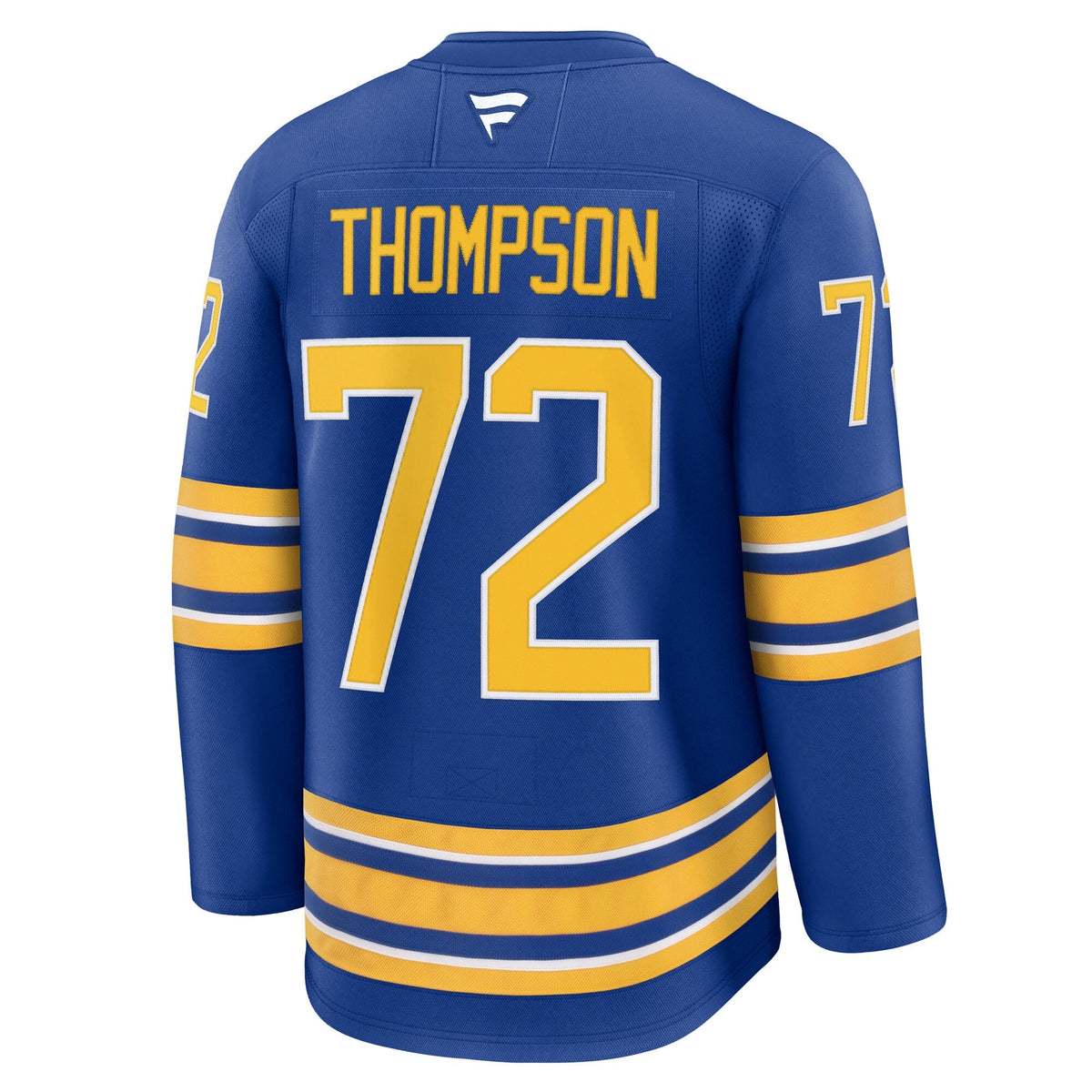 Buffalo Sabres Tage Thompson Royal Home Premium Jersey product image 4, provided for visual reference and product detail