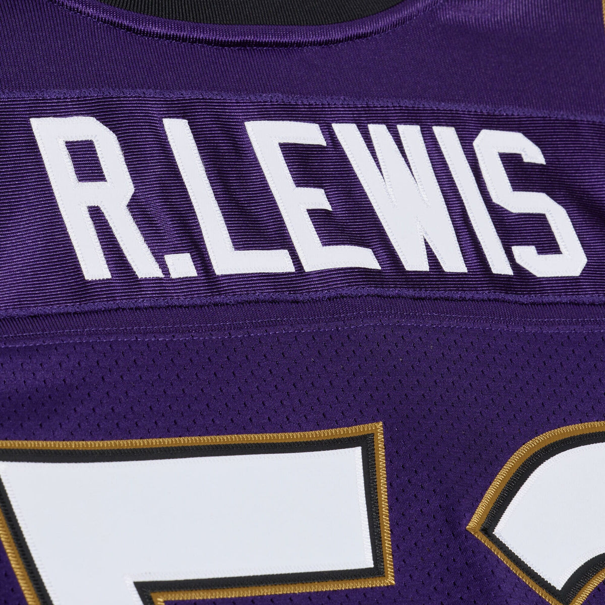 Baltimore Ravens Ray Lewis Purple 1996 Authentic Throwback Jersey product image 9, provided for visual reference and product
