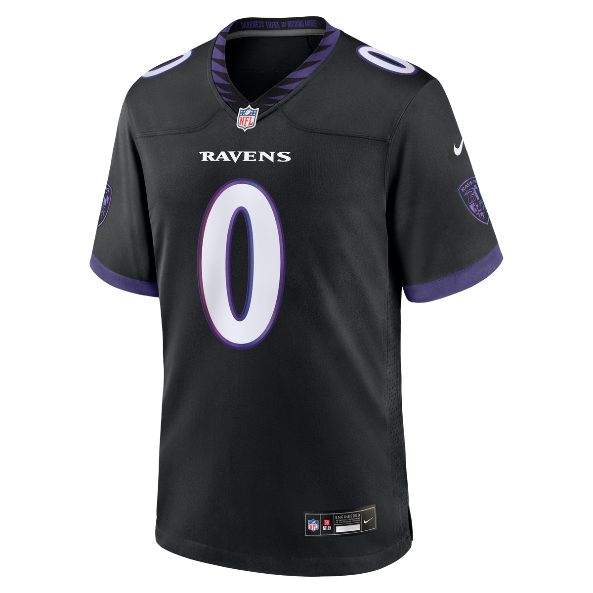 Baltimore Ravens Roquan Smith Black Alternate Game Jersey product image 7, provided for visual reference and product detail