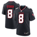 Houston Texans Cade Stover Navy Team Game Jersey product image 1, provided for visual reference and product detail review
