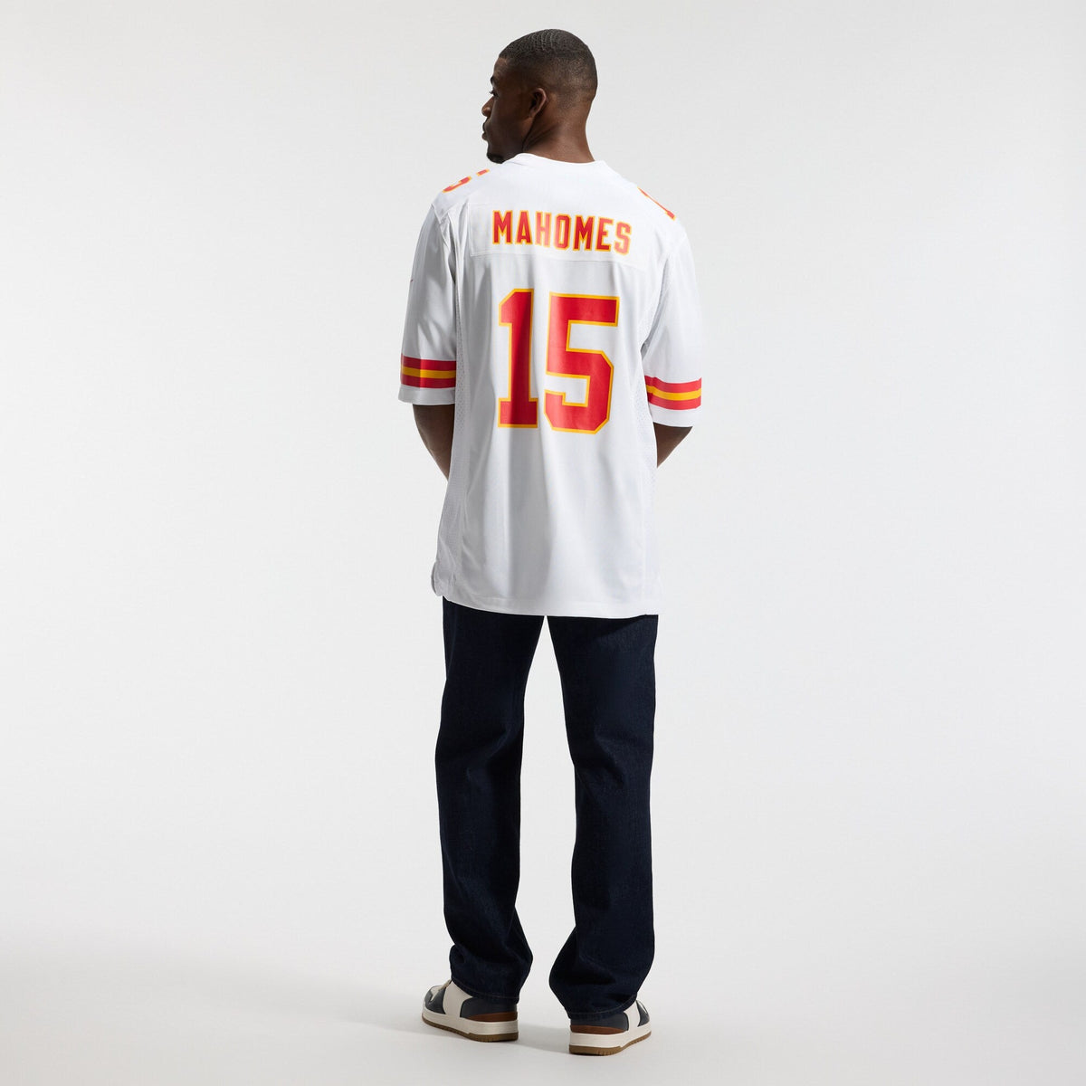 Kansas City Chiefs Patrick Mahomes White Game Jersey product image 6, provided for visual reference and product detail review