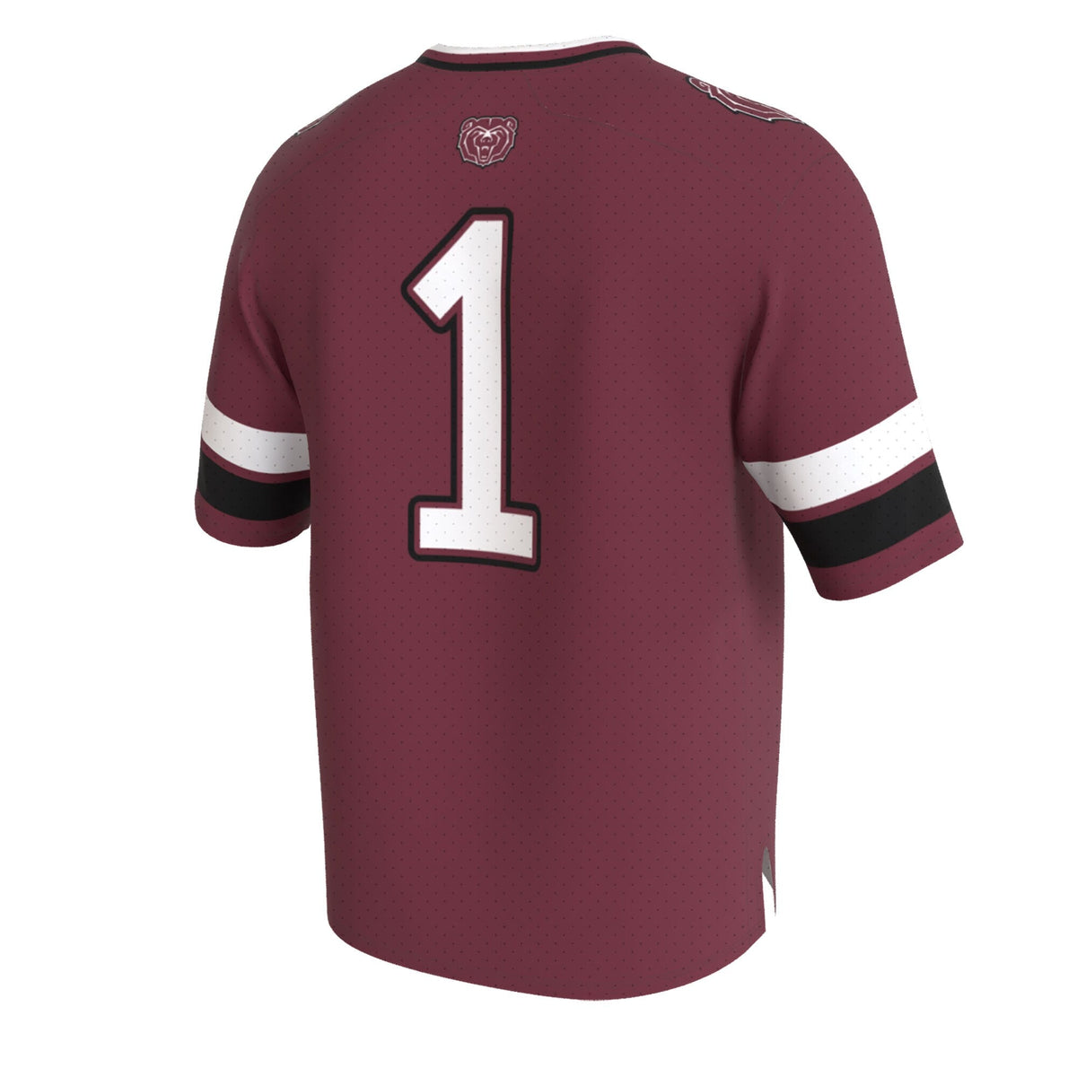 Missouri State University Bears Lightweight Collegiate Football Fashion Jersey - Maroon product image 4, provided for visual
