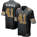 New Orleans Saints Alvin Kamara Black Alternate Game Jersey product image 1, provided for visual reference and product