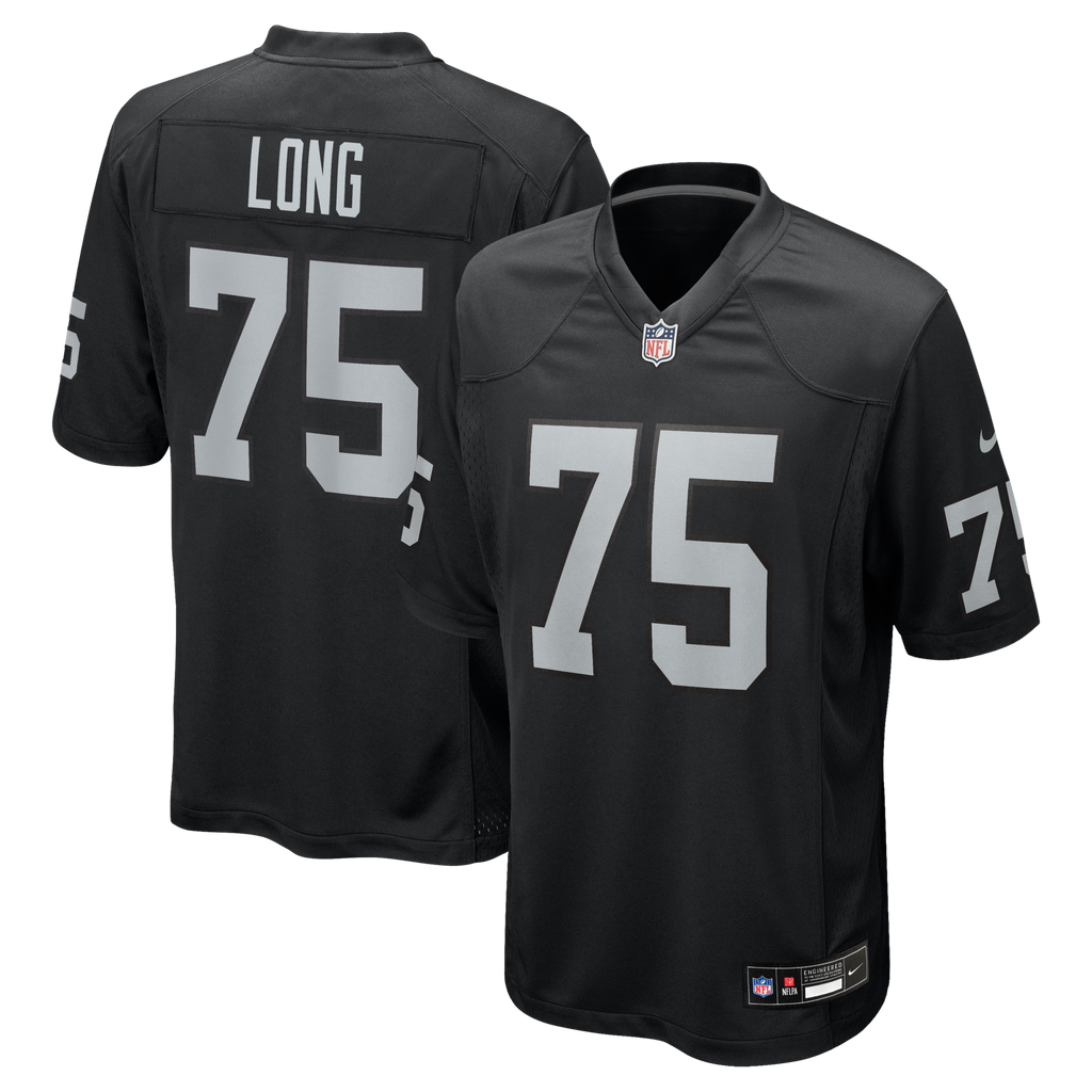 Las Vegas Raiders Howie Long Black Game Retired Player Jersey product image 1, provided for visual reference and product