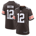 Cleveland Browns Denzel Boston Brown Game Jersey product image 1, provided for visual reference and product detail review