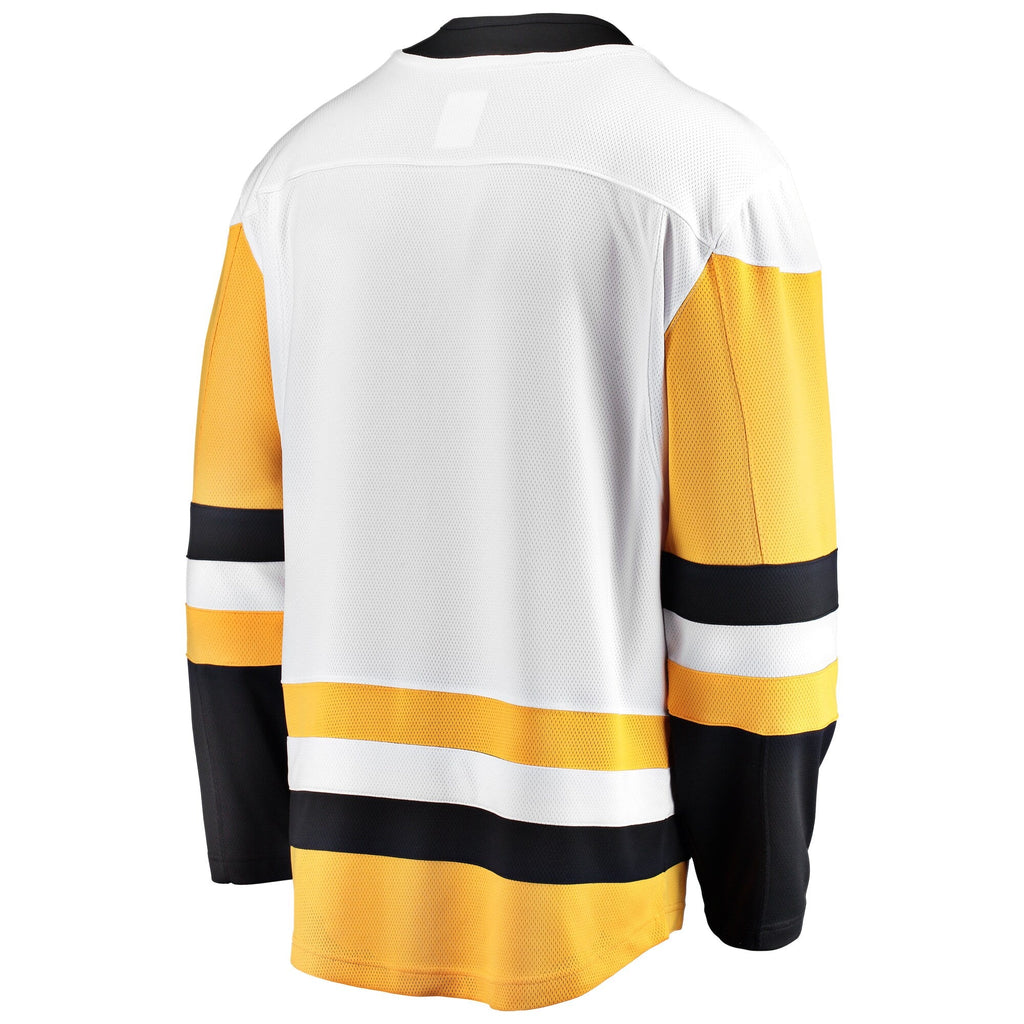 Pittsburgh Penguins White Away Breakaway Jersey product image 4, provided for visual reference and product detail review