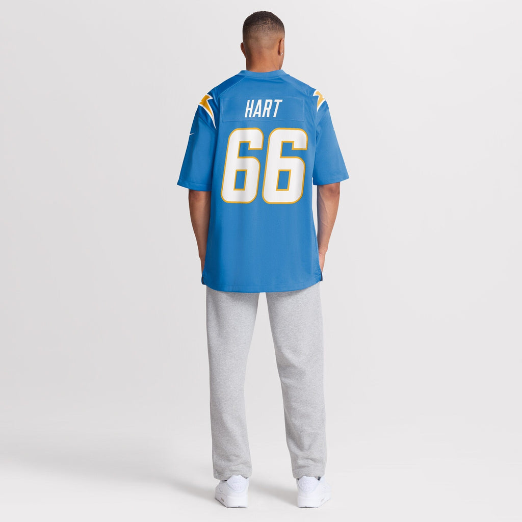 Los Angeles Chargers Bobby Hart Powder Blue Team Game Jersey product image 6, provided for visual reference and product