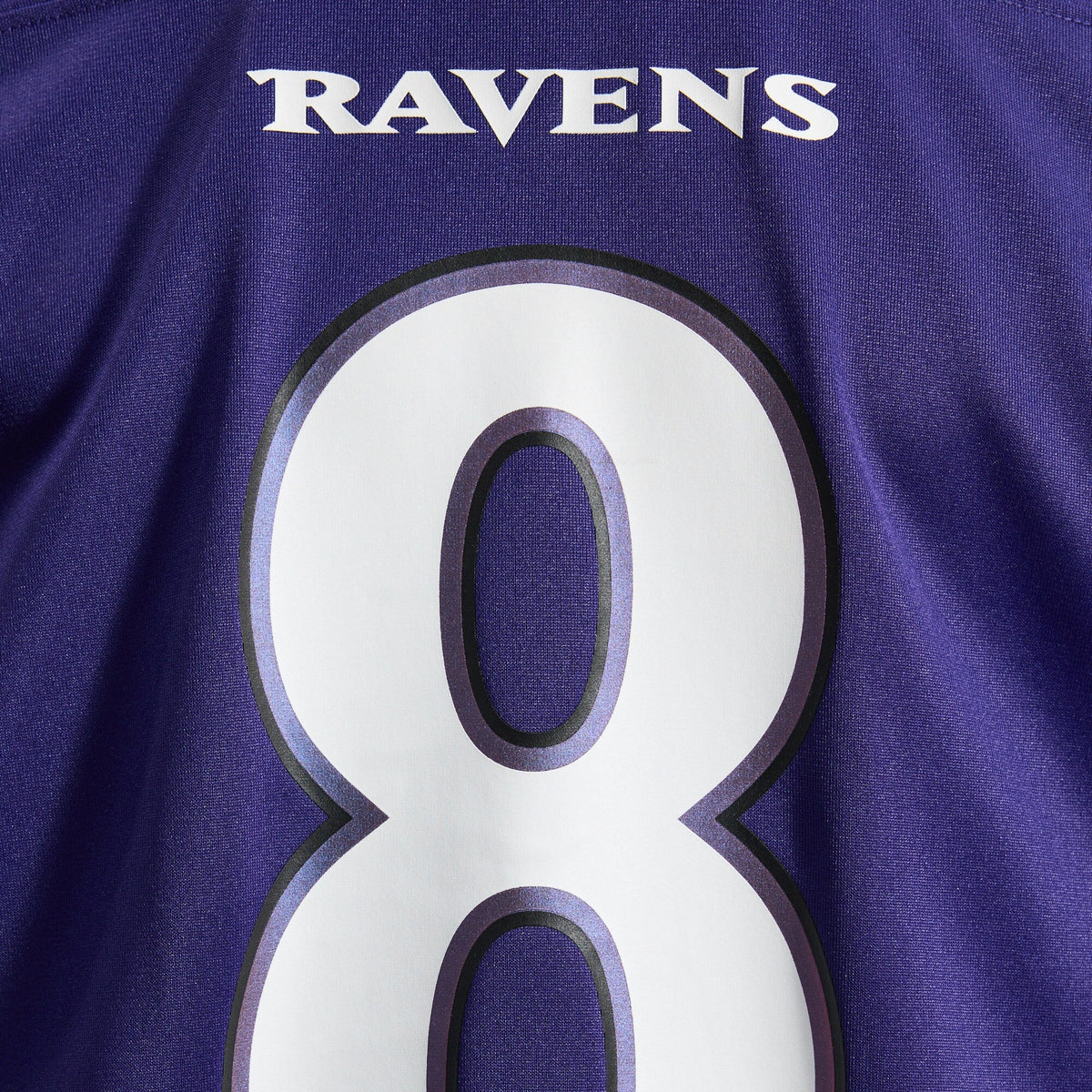 Baltimore Ravens Lamar Jackson Purple Team Game Jersey product image 11, provided for visual reference and product detail