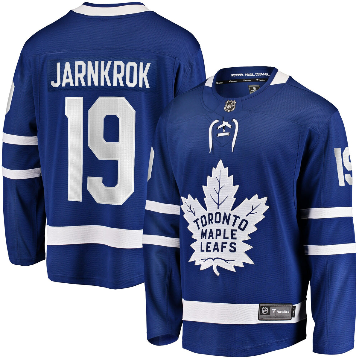Toronto Maple Leafs Calle Jarnkrok Blue Home Breakaway Player Jersey product image 1, provided for visual reference and
