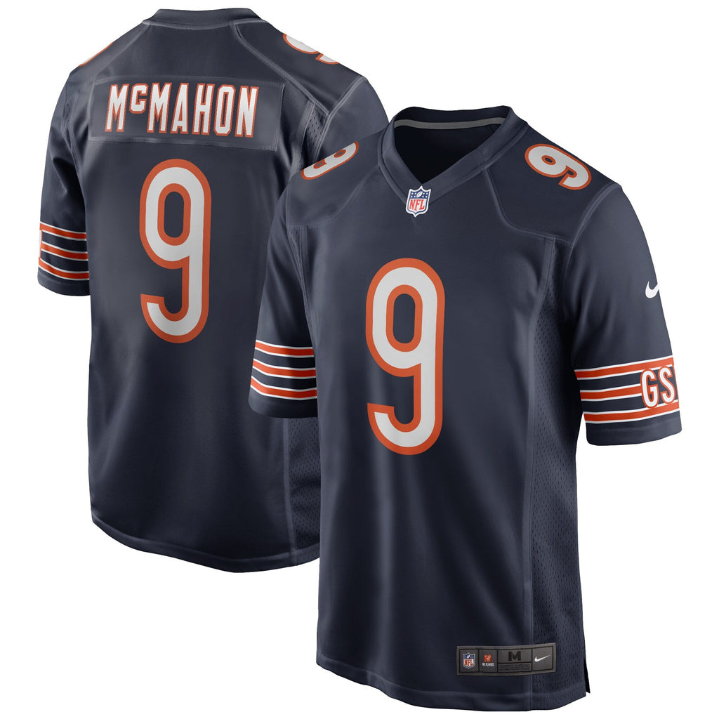 Chicago Bears Jim McMahon Navy Game Retired Player Jersey product image 2, provided for visual reference and product detail