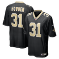 New Orleans Saints Jordan Howden Black Team Game Jersey product image 1, provided for visual reference and product detail
