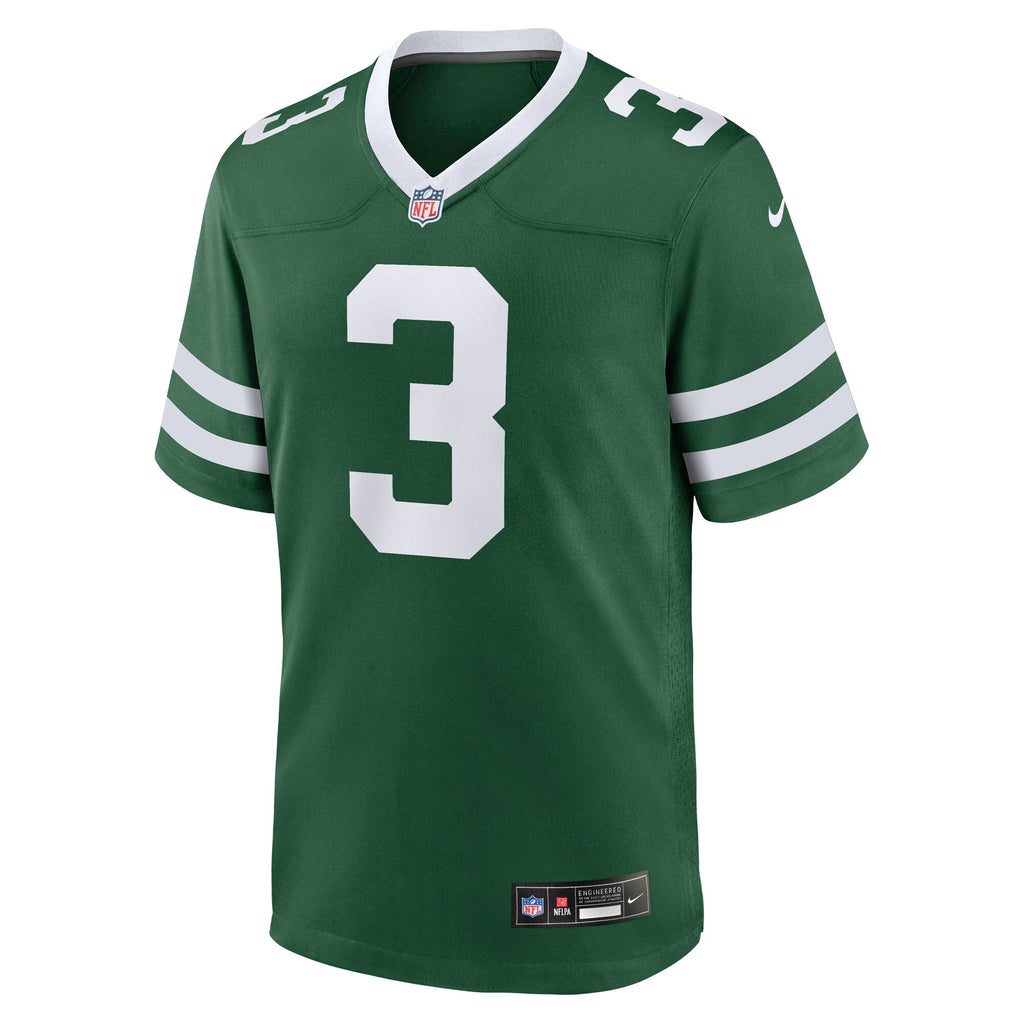 New York Jets John Metchie III Legacy Green Team Game Jersey product image 3, provided for visual reference and product