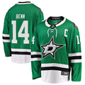 Dallas Stars Jamie Benn Green Breakaway Player Jersey product image 1, provided for visual reference and product detail