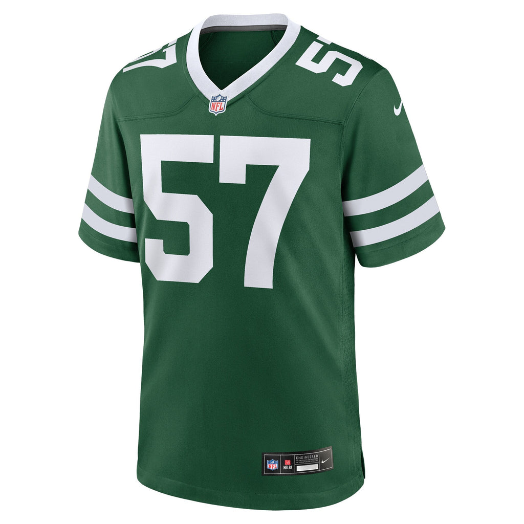New York Jets C.J. Mosley Legacy Green Team Game Jersey product image 2, provided for visual reference and product detail