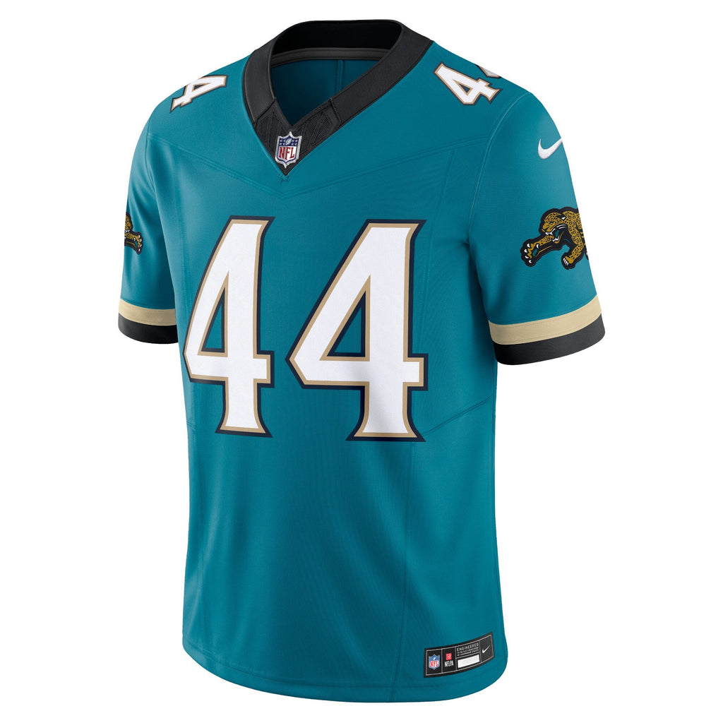 Jacksonville Jaguars Travon Walker Teal Prowler Throwback Vapor F.U.S.E. Limited Jersey product image 3, provided for visual