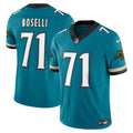 Jacksonville Jaguars Tony Boselli Teal Prowler Throwback Vapor F.U.S.E. Limited Retired Player Jersey product image 1,