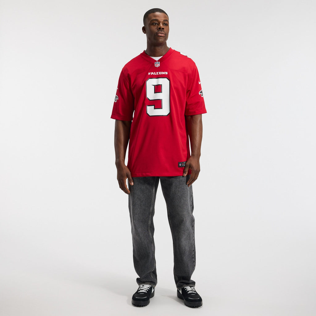 Atlanta Falcons Michael Penix Jr. Red Game Jersey product image 5, provided for visual reference and product detail review