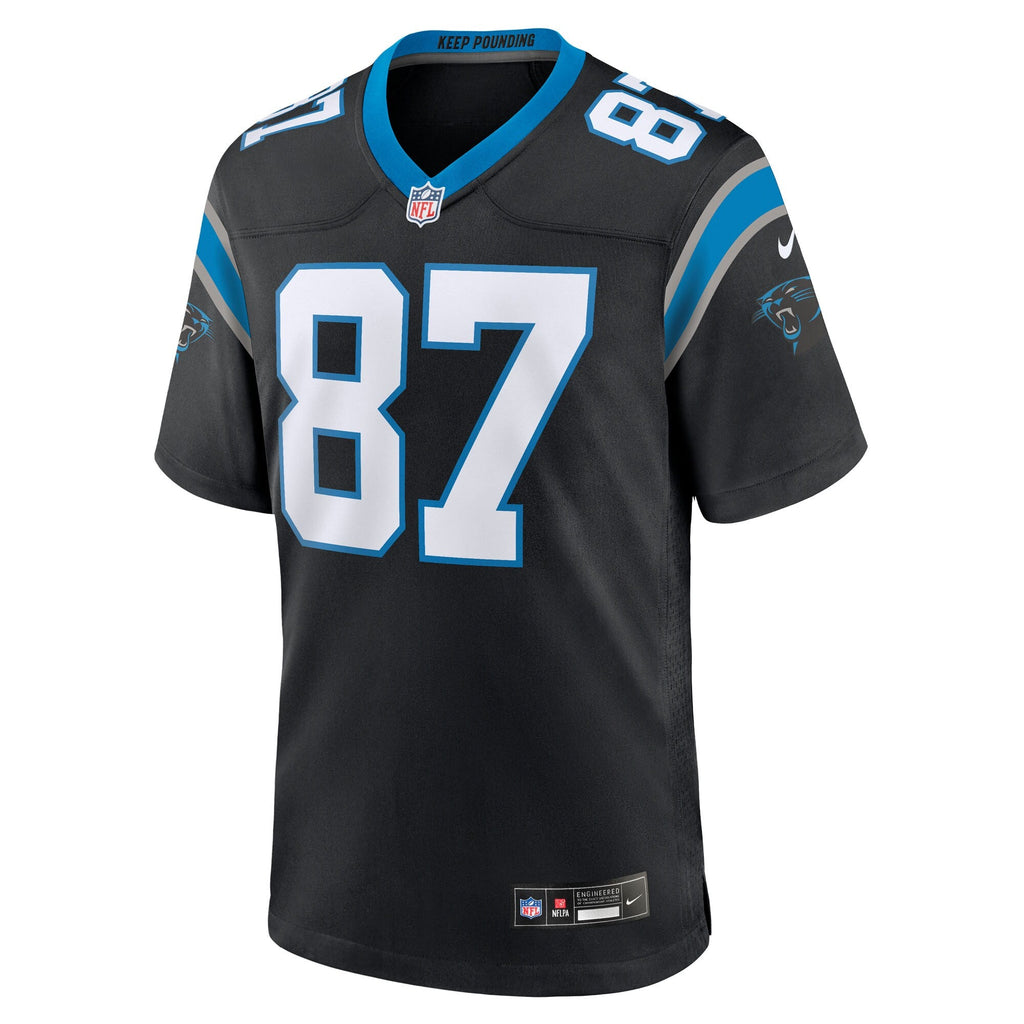 Carolina Panthers Brycen Tremayne Black Team Game Jersey product image 3, provided for visual reference and product detail