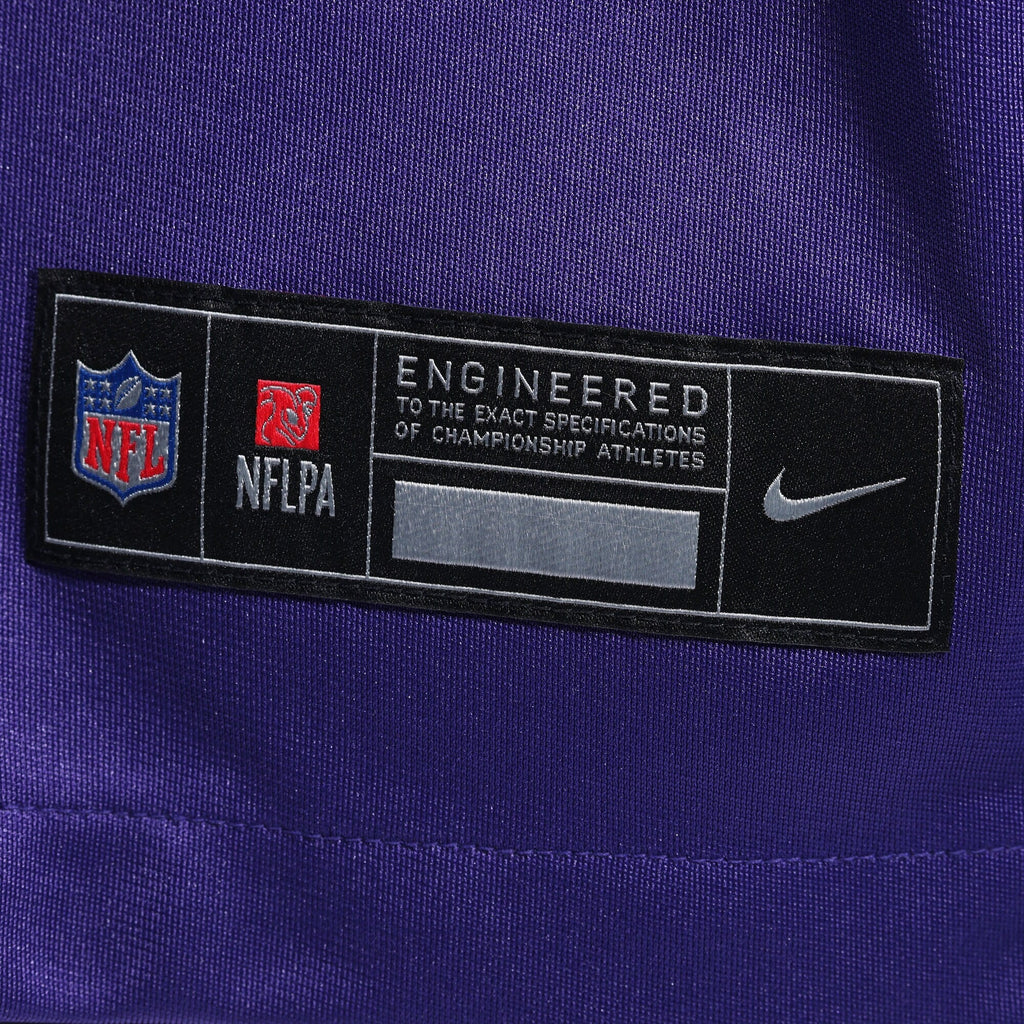 Minnesota Vikings Harrison Smith Purple Game Jersey product image 7, provided for visual reference and product detail review