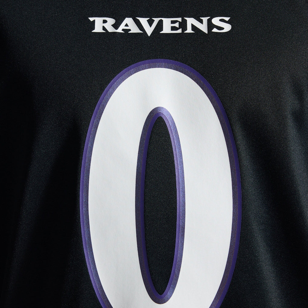 Baltimore Ravens Roquan Smith Black Alternate Game Jersey product image 12, provided for visual reference and product detail