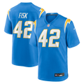 Los Angeles Chargers Tucker Fisk Powder Blue Team Game Jersey product image 1, provided for visual reference and product