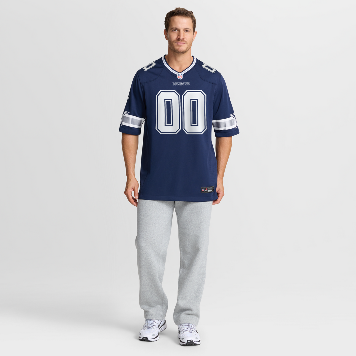 Dallas Cowboys Navy Custom Game Jersey product image 8, provided for visual reference and product detail review