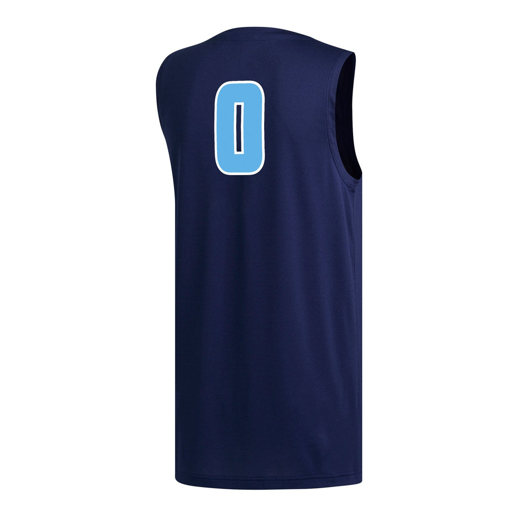 #0 Rhode Island Rams Replica Basketball Jersey - Navy product image 4, provided for visual reference and product detail