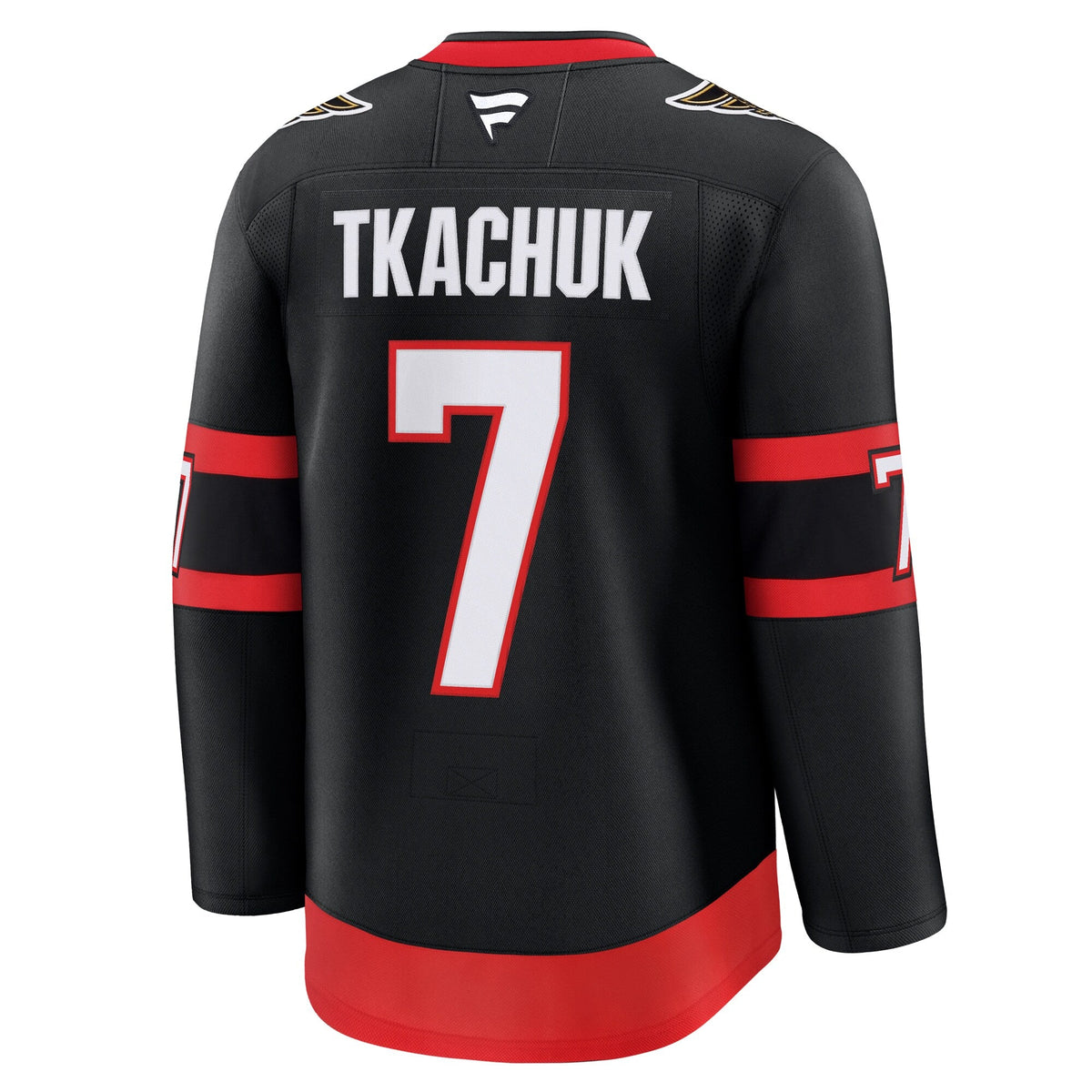 Ottawa Senators Brady Tkachuk Black Home Premium Jersey product image 4, provided for visual reference and product detail