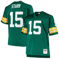 Bay Packers Bart Starr Green Big & Tall 1968 Retired Player Replica Jersey - Green product image 1, provided for visual