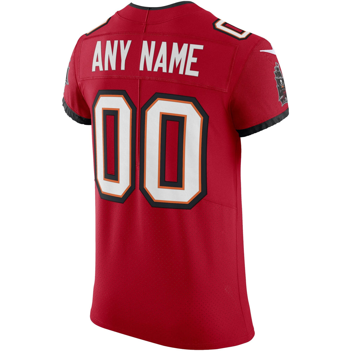 Tampa Bay Buccaneers Red Vapor Elite Custom Jersey product image 4, provided for visual reference and product detail review