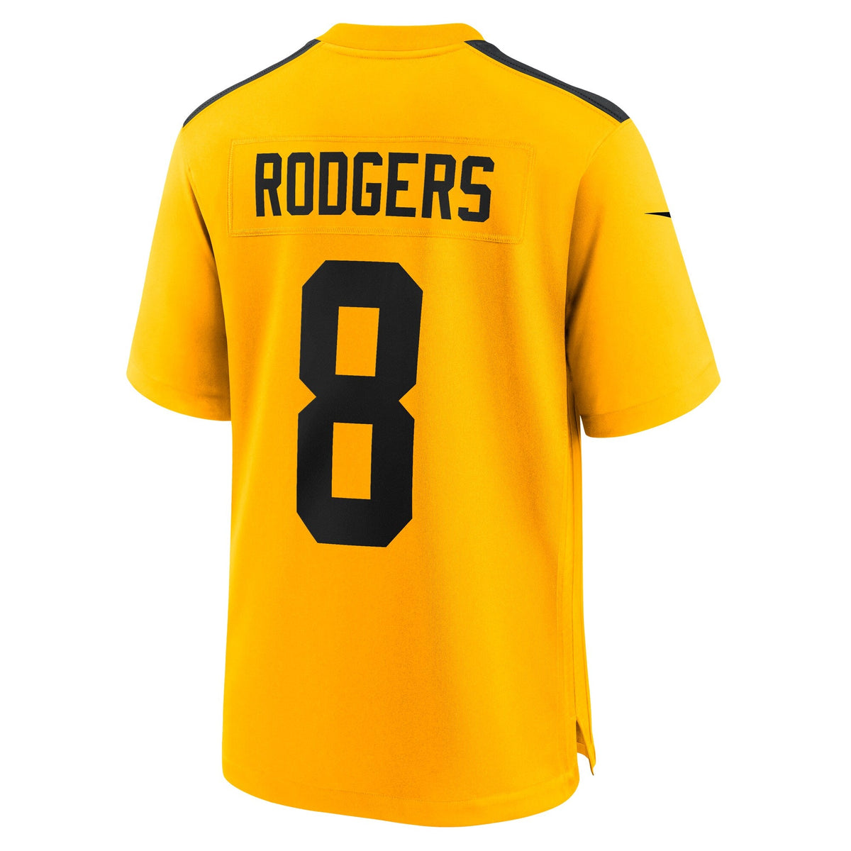 Pittsburgh Steelers Aaron Rodgers Gold Alternate 1933 Throwback Game Jersey product image 4, provided for visual reference