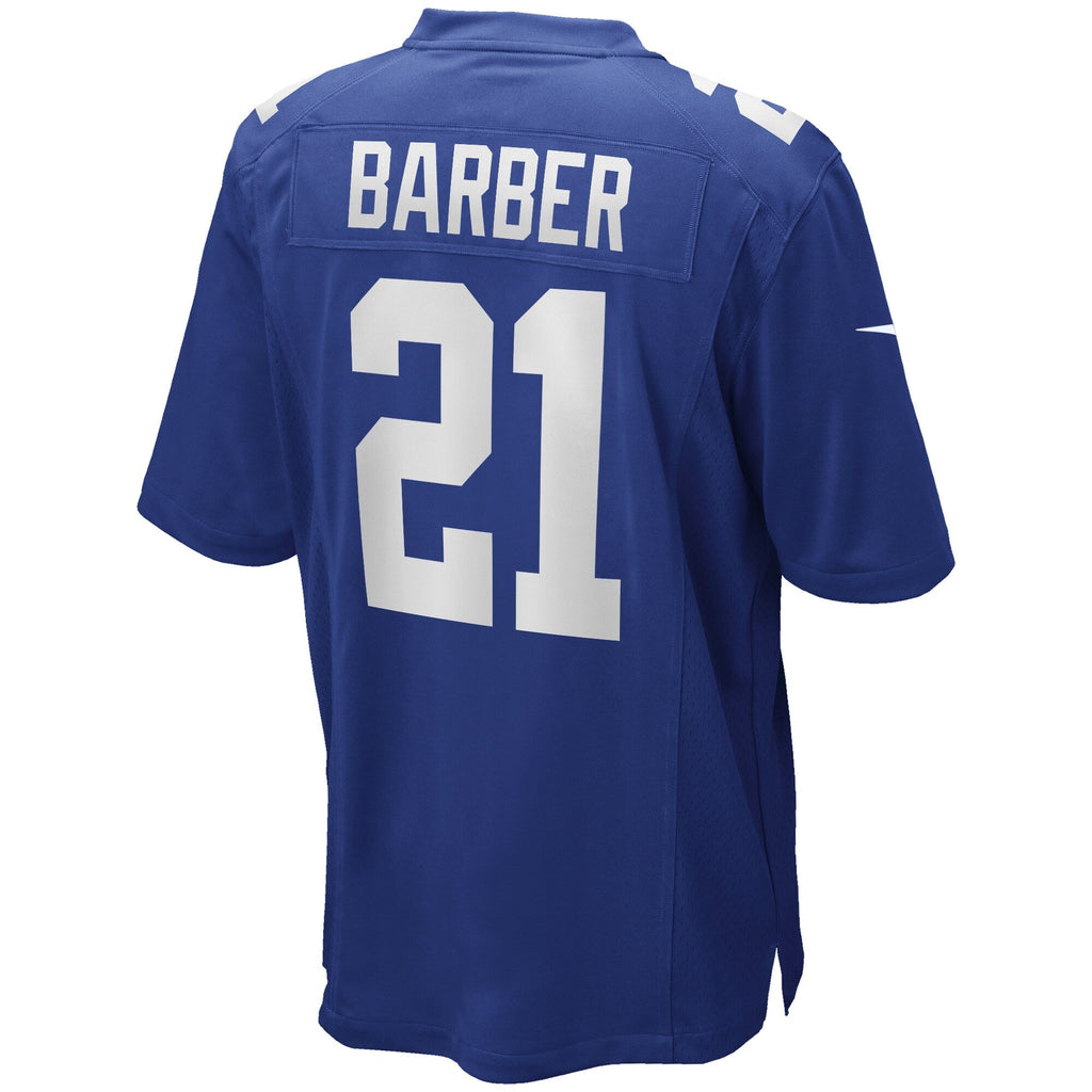 New York Giants Tiki Barber Royal Game Retired Player Jersey product image 4, provided for visual reference and product
