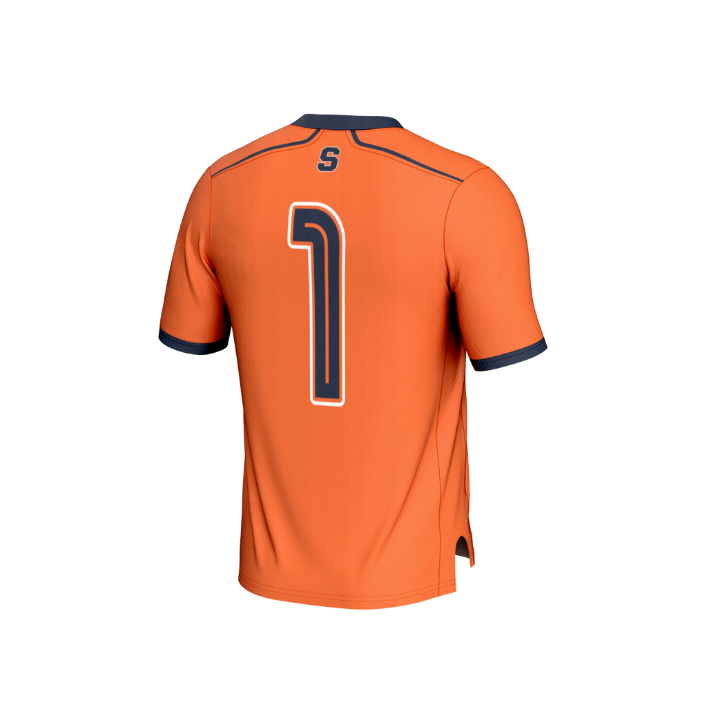 Syracuse Orange Lightweight Lacrosse Fashion Jersey - Orange product image 4, provided for visual reference and product