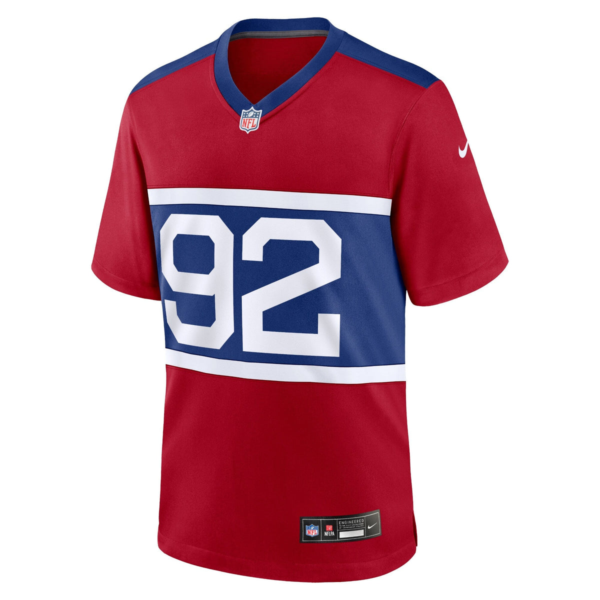 New York Giants Michael Strahan Century Red Alternate Retired Player Game Jersey product image 3, provided for visual