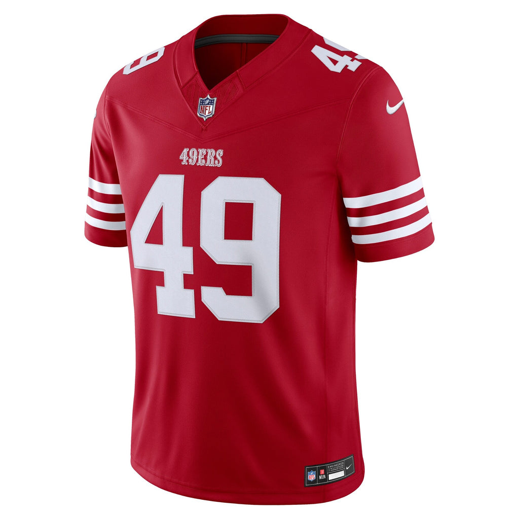 San Francisco 49ers The Faithful Scarlet Team Vapor F.U.S.E. Stitched Limited Jersey product image 3, provided for visual