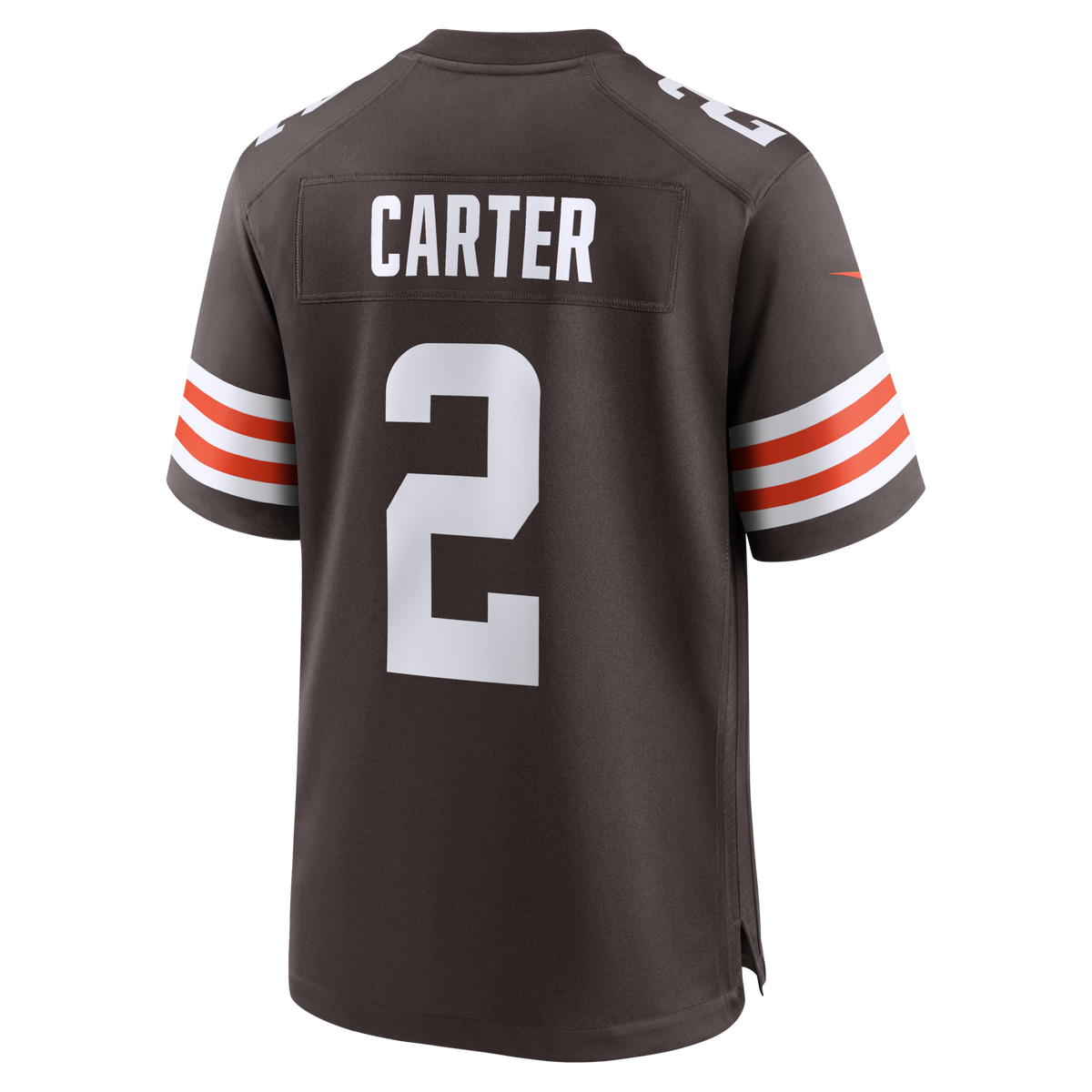 Cleveland Browns DeAndre Carter Brown Team Game Jersey product image 3, provided for visual reference and product detail