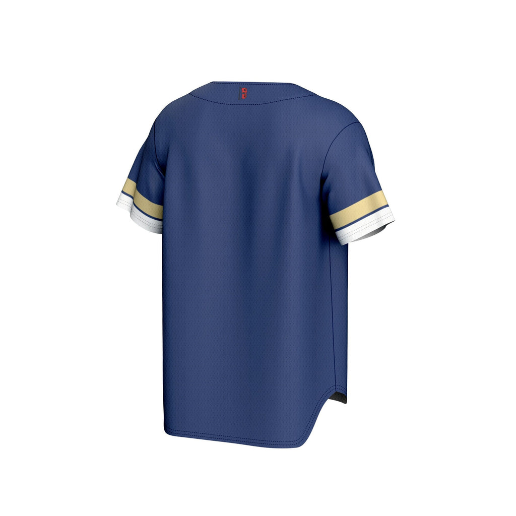 Tulsa Golden Hurricane Baseball Jersey - Royal product image 4, provided for visual reference and product detail review